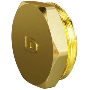 Заглушка для трубы LD DN25 наружная резьба, латунь