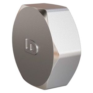 Заглушка для трубы LD DN15 внутренняя резьба, латунь никелированная