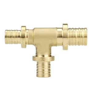 Тройник VARMEGA Slide-fit переходной 25x25x20 аксиальный, латунь, VM50566