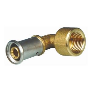 Угольник HENCO 90гр ВР латунь пресс, 20x3/4quot;