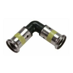 Угольник HENCO 90гр, ПВДФ пресс (газ), 40x40