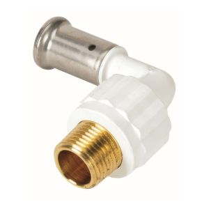 Угольник HENCO 90гр НР ПВДФ пресс, 20x3/4quot;