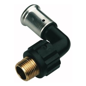 Угольник HENCO 90гр НР ПВДФ пресс, 40x5/4quot;