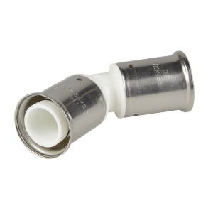 Угольник HENCO 45гр, ПВДФ пресс, 32x32