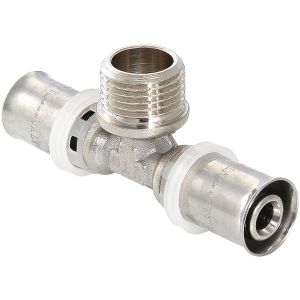 Тройник пресс Valtec VTm.233.N.160416 НР 16х1/2quot;х16