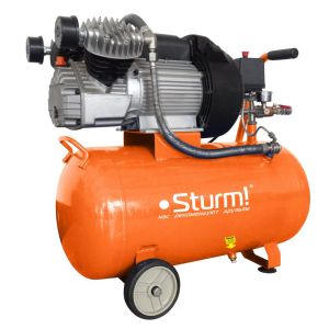 Компрессор воздушный масляный Sturm! AC9323, 2,4кВт, 410л/мин, ресивер 50л, прямой привод