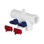 Коллектор TEBO бел. PP-R 40x20х5 вых. универсальный (2/8), арт. 030091274