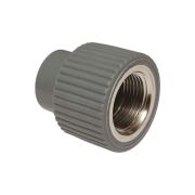 Муфта TEBO сер. PP-R комбинированная 20x1/2quot; ВР (40/200), арт. 031023402