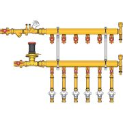 Узел коллекторный Giacomini отопления этажный, подкл. тип B3 1quot; x 1/2quot; / 6 (DN40), GE553Y646