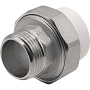 Муфта THERMOLIGHT комбинированная разъемная PP-R НР 32х1quot; белый (5/100)