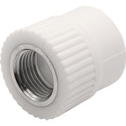 Муфта THERMOLIGHT комбинированная PP-R ВР 25х1/2quot; белый (20/240)