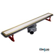 Лоток душевой PESTAN Confluo Premium Line 950 White Glass Gold