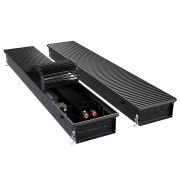 Конвектор внутрипольный Royal Thermo ATRIUM TURBO-110/250/2200-DG-U-BL