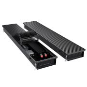 Конвектор внутрипольный Royal Thermo ATRIUM TURBO-90/250/2400-DG-U-BL