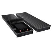 Конвектор внутрипольный Royal Thermo ATRIUM TURBO-90/400/1400-DG-U-BL