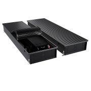 Конвектор внутрипольный Royal Thermo ATRIUM TURBO-150/400/2800-DG-U-BL