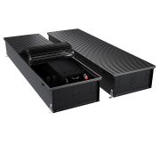 Конвектор внутрипольный Royal Thermo ATRIUM TURBO-190/400/1100-DG-U-BL