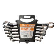Набор ключей комбинир.  6 пред гаечных 8-17мм (8,10,12,13,14,17) Cr-V, хромированный, Sturm!