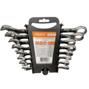 Набор ключей комбинир. гаечных 8 пред  8-17мм (8-11,13,14,17,19) Cr-V, хромированный, Sturm!