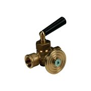 Кран для манометра Giacomini 3-ходовой 3/8quot;, R228IY002