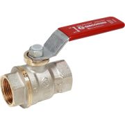 Кран шаровой Giacomini DADO ВР-ВР 3/8quot; ручка-рычаг красный, латунь, никель, R910X022