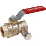 Кран шаровой Giacomini DADO ВР-ВР и сливом 3/4quot;, R910SX004