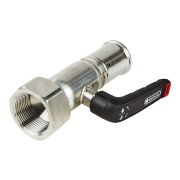 Кран шаровой HENCO из нерж. стали с ручкой, пресс-ВР 32x1 1/4quot;