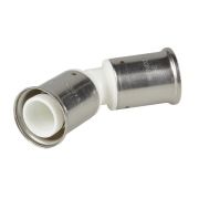 Угольник HENCO 45гр, ПВДФ пресс, 32x32