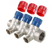 Коллектор VALTEC VTc.560.N.0503 с рег.вент НР 3/4quot;х1/2quot; 3 вых