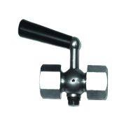 Кран ADL пробковый под манометр 1/2quot; ВР 104924 MV25-015 Ру16 Тмах-200оС