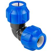 Отвод ПНД компрессионный 25 мм (VALFEX)