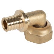 Угол Royal Thermo ritable аксиальный с нак. гайкой, латунь 25х3/4