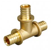 Тройник ONE PLUS 20 латунь акс. (80/10)