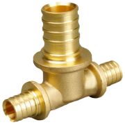 Тройник ONE PLUS переходной 16-20-16 латунь акс. (84/14)