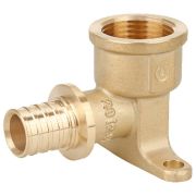 Угольник Gappo настенный с внутренней резьбой латунный 16-Rp 1/2