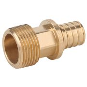 Переходник Gappo с наружной резьбой бронзовый 16-R 1/2