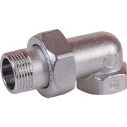 Угольник Giacomini с отводом, ВР 1 1/4