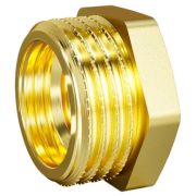 Футорка LD Pride DN15х10 латунь никель (с биркой)