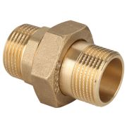 Соединитель Gappo прямой (Американка) НР-НР латунная 3/4