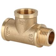 Тройник Gappo ВР-ВР-НР латунный 1/2