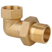 Соединитель Gappo угловой (Американка) ВР-НР латунная 1