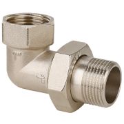 Соединитель Gappo угловой (Американка) ВР-НР никелированная 3/4