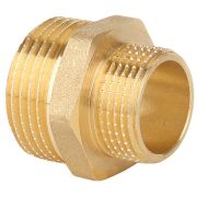 Ниппель Gappo переходной НР-НР латунный 3/4« х 1/2»