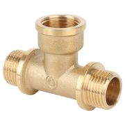 Тройник Gappo НР-ВР-НР латунный 1/2