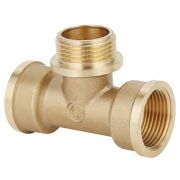 Тройник Gappo ВР-НР-ВР латунный 3/4