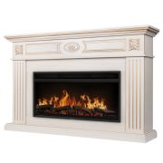 Портал Firelight Siena 42, слоновая кость с золотой патиной