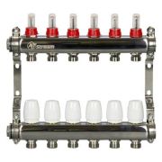 Группа коллекторная ALTSTREAM с расходомерами, сталь 1«х11х3/4»