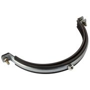 Хомут для воздуховода с резиновым профилем 100 мм (гайка)