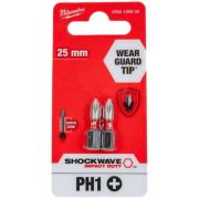 Насадка Milwaukee SHOCKWAVE PH1 25мм (упак_2) 4932430850