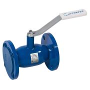 Кран шаровый TEMPER DN32 PN40 с/проходной фланцевый, 28320032